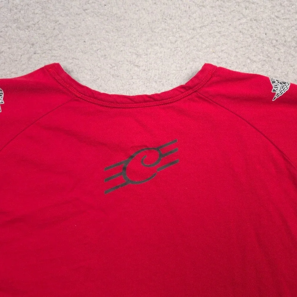 Jordan JSW Wings 3/4 Sleeve Shirt Men 2XL Red Air Jordan Graphic Cotton